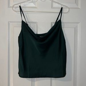 Satin Emerald Green Cami